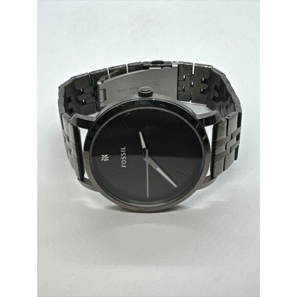 Fossil Lux Luther BQ2419 Men's Smoke Stainless Steel Analog Dial Watch JNA368 - Picture 5 of 11